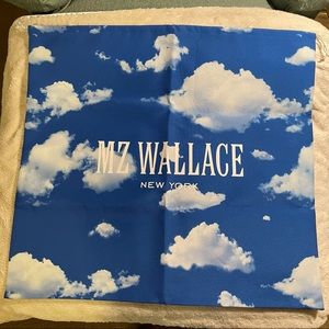 MZ Wallace Blue and White Cloud Print Bag